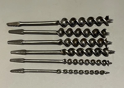 (6) Brocas de barrena de cabeza cuadrada estilo Russell Jennings Foto 1 de 3