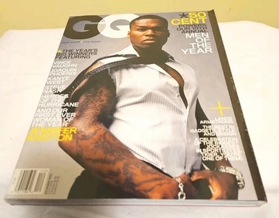 GQ Magazine 50 CENT DECEMBER 2005 Gentlemens Quarterly 10TH Men Of The Year - Image 1 of 3