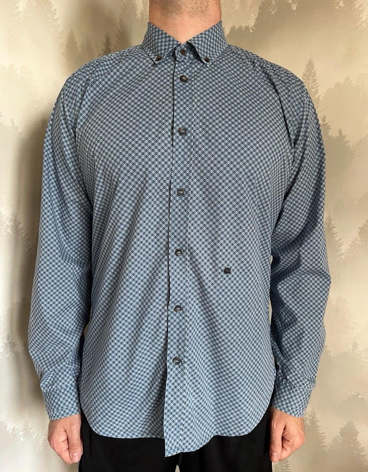 Camisa DIESEL azul ajustada para hombre talla XL Foto 1 de 4