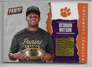 2017 Panini Day National Champions Relics RC Deshaun Watson #1 - Picture 1 of 2