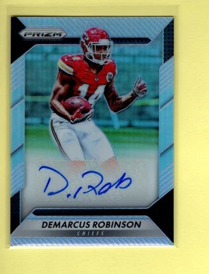DEMARCUS ROBINSON 2016 PRIZM AUTO ROOKIE CARD - Image 1 of 2