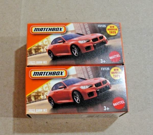2025 Matchbox Power Grabs 2023 BMW M2 Lot of 2 New - Picture 1 of 3