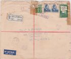 (K228-37) 1956  Australia letter to Hong Kong damaged T4 to pay & Registered (AL