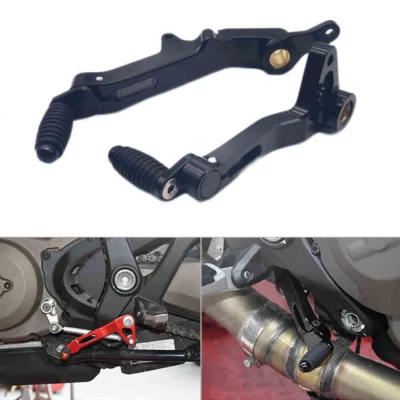 Palanca de pedal de cambio de embrague de freno negra para Ducati Monster 821 1200 1200R 1200S Foto 1 de 4