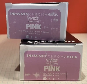 TWO 3oz Tubes PINK Pravana Chromasilk Vivids - 100% AUTHENTIC & NEW - Picture 1 of 3