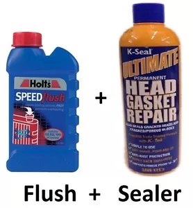 Speedflush + K-Seal ULTIMATE Coolant Leak Repair Seals Head Gaskets Radiators ! - Picture 1 of 1