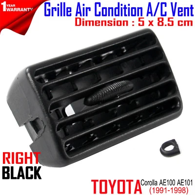 PARA TOYOTA COROLLA AE101 100 111 1991-98 95+ DERECHA Rejilla Aire Acondicionado Ventilación Foto 1 de 3