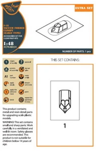 Clear Prop 1/48 Polikarpov I-16 Vacuum Formed Canopy (Early Version) - Picture 1 of 1