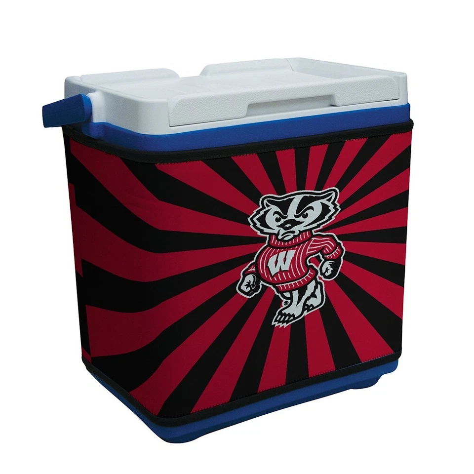 Wisconsin Badgers NCAA Rappz 18qt Cooler Cover - Image 1 of 1