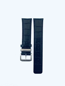 KENNETH COLE WATCH STRAP , KC1440 , BLACK LEATHER STRAP , DRAK GERY BUCKLE - Picture 1 of 9