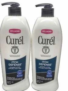 2 curel itch defense calming body lotion for dry itchy skin 16.25oz ea - Picture 1 of 3