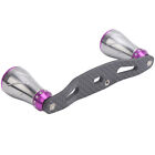 (Gun Violet)Baitcasting Reel Handle Reel Handle Replacement Portable Wear