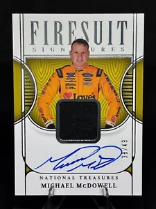 Michael McDowell 2023 National Treasures traje de fuego reliquia automático/99 #FSMMC - Imagen 1 de 2