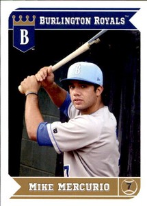 2013 Burlington Royals Grandstand #19 Mike Mercurio Brewster New York NY Card