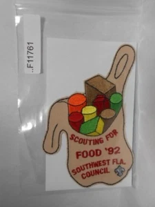 SOUTHWEST FLORIDA COUNCIL SCOUTING FOR FOOD '92 F11761 - Imagen 1 de 1