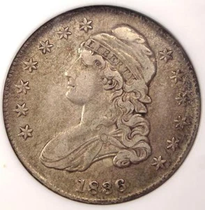 1836 Capped Bust Half Dollar 50C O-122 - NGC XF45 (EF45) - Rare Certified Coin - Picture 1 of 4
