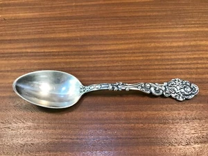STERLING SILVER ANTIQUE SPOON CUPID WITH HARP DESIGNS PICTURED - Picture 1 of 7