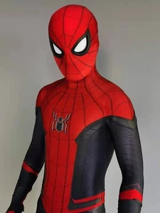 Far From Home Spider Man Suit Comes with a Faceshell and Rubber Emblems - Picture 1 of 8