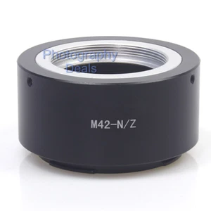 M42 auf Z Halterung Adapter für M42 Schraubobjektiv auf Nikon Z ZFC Z6 Z7 Z50 Kamera - Bild 1 von 5