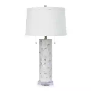 Regina Andrew Deva Refined Inlaid Mother-of-Pearl Shell Crystal Base Table Lamp - Picture 1 of 10