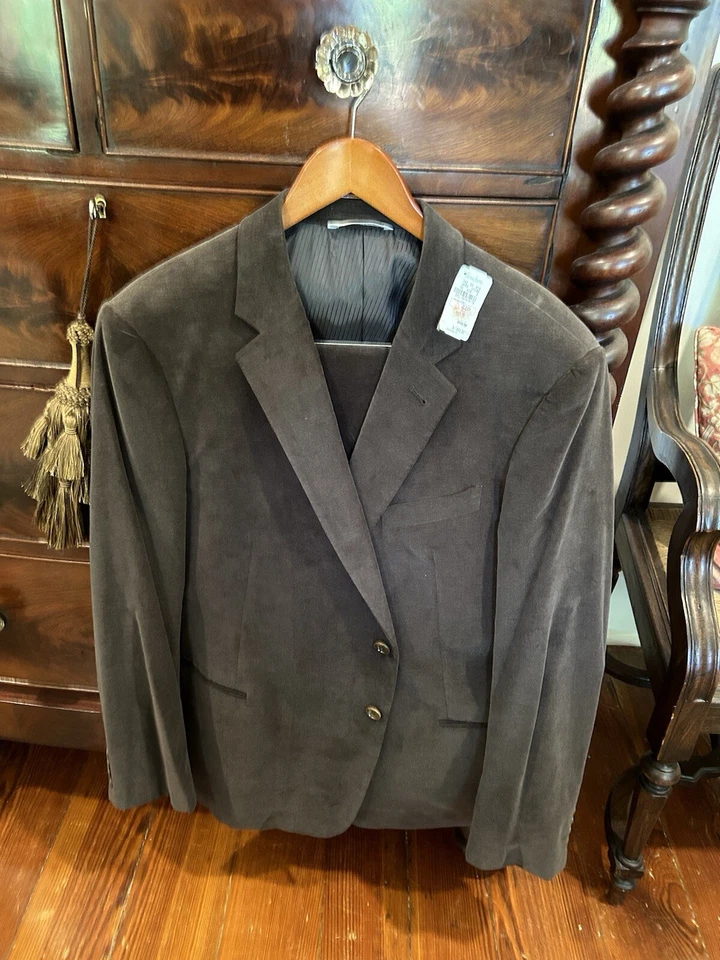 Мужской бархатный костюм Armani Collezioni — новый, никогда не носился - Изображение 1 из 4