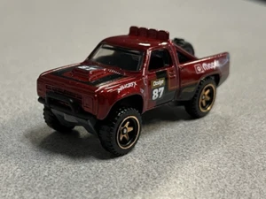 Hot Wheels HW Baja Blazers 1987 Dodge D100 RED Fresh Out of the Pack LOOSE - Picture 1 of 2
