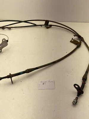 Cables de estacionamiento de emergencia centrales izquierdo y derecho Nissan Pathfinder 2013-2016 OEM Foto 1 de 4