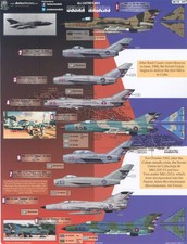 Aztec Decals 1/72 CUBAN RAIDERS Fidel Castro's MiG Fighters