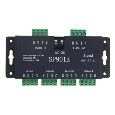SP901E SPI Signal Amplifier Repeater for WS2812B WS2811 WS2813 RGB LED Strip - Image 1 of 4