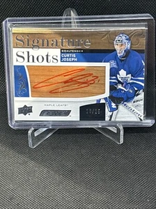 2018-19 UD ENGRAINED CURTIS JOSEPH SS-CJ SIGNATURE SHOT AUTO /25 🔥🔥 - Bild 1 von 3