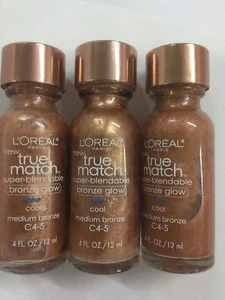 3 x L'OREAL True Match Super-Blendable Bronze Glow Cool Medium Bronze C 4-5. - Bild 1 von 4