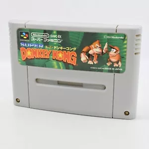 Super Famicom SUPER DONKEY KONG 1 Country Nintendo Cartridge Only sfc - Picture 1 of 2