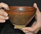 5'' Old Chinese Song Dynasty Jian Kiln Porcelain Palace Tea Cup Bowl Bowls
