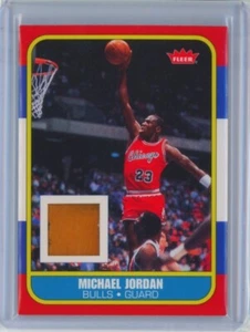 2007-08 Fleer Michael Jordan Rookie Authorized Fleer Reprint Game Used Floor RCF - Picture 1 of 2