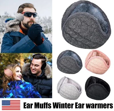 Winter Ear Muffs Ear warmers Fur Soft Earwarmer Super Hot Band for Men Women USA Foto 1 de 4