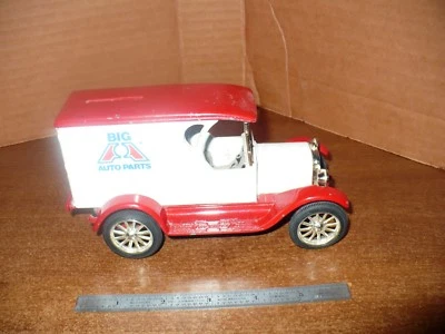 BIG A AUTOPARTES CHEVROLET 1923 FURGONETA DE REPARTO BANCO FUNDIDO A PRESIÓN Foto 1 de 4