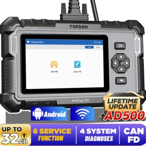 TOPDON AD500 PRO+ Car Diagnostic Tool OBD2 Scanner SRS ABS ENGINE AT Code Reader - Picture 1 of 18
