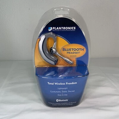 Plantronics M2500 Gray/Silver Ear-Hook Headsets  - Image 1 of 3