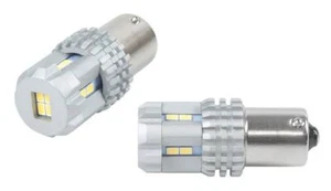 2pcs LED CANBUS bulbs UltraBright 12xSMD 3020, 1156 (R5W, R10W) P21, White - Bild 1 von 1