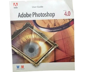 Windows Macintosh Adobe Photoshop Version 4.0 User Guide Book Paperback 1996 - Imagen 1 de 6