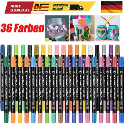 DIY-Geschenk Bürste Doppelspitzen Stifte BemalenMarker Stifte mit Faserspitze - Bild 1 von 4