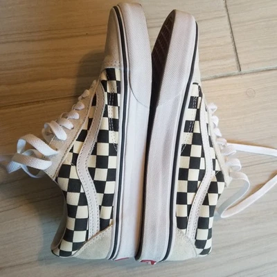Vans  Checkered Black And White Shoes Mens Size 6.5 Womens Size 8 - Image 1 of 4