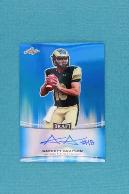 Garrett Grayson | 2015 Leaf Metal #BA-GG1 Prismatic Blue #/50 Auto | NM+ - Image 1 of 2