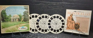 VIEW-MASTER vintage SET of 3 REELS Monticello Virginia SAWYERS Packet A 827 - Picture 1 of 9