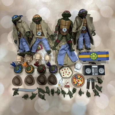 NECA 伪装海龟 4 包忍者神龟 TMNT 6 公仔  — 第 1/4 张图片