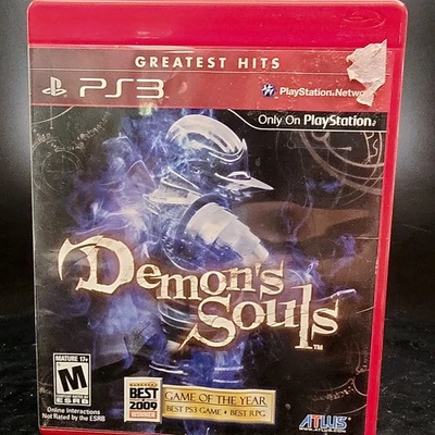 Demon's Souls PS3 CIB Complete w/Manual Greatest Hits From Software RPG 🎮 - Image 1 of 4
