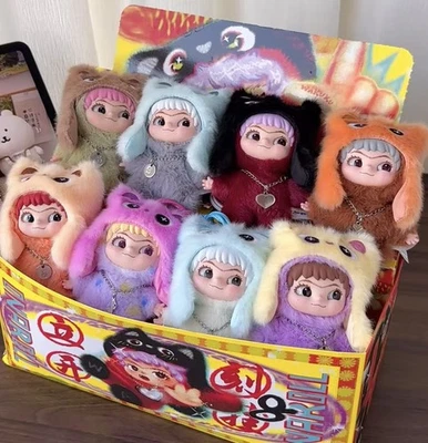 Wakuku On A Roll Series Vinyi Plush Doll Blind Box Figures Toy Pandent New - Image 1 of 4