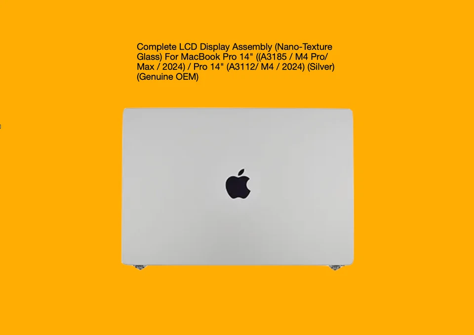 M4 Macbook Pro 14" Screen Replacement (A3112 / A3401 / A1385 Late 2024) - Image 1 of 1