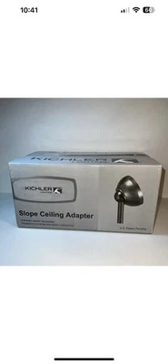 Adaptador de techo pendiente Kichler para ventiladores modelo 337005WH blanco Foto 1 de 3