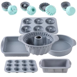 30pcs Nonstick Silicone Bakeware Set With Baking Pan Cake Molds Baking Sheet ... - Picture 1 of 8